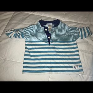 Baby Boy Janie and Jack striped top, size 3-6 m